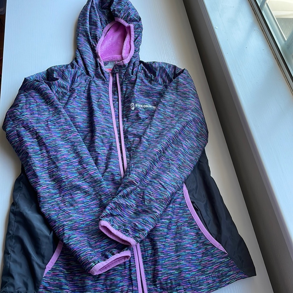 Free country all weather jacket with fleece lining